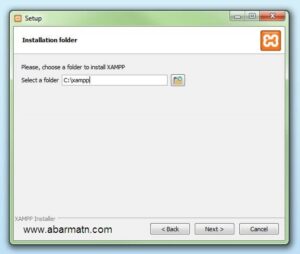 xampp address install