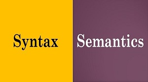 syntax and semantics error